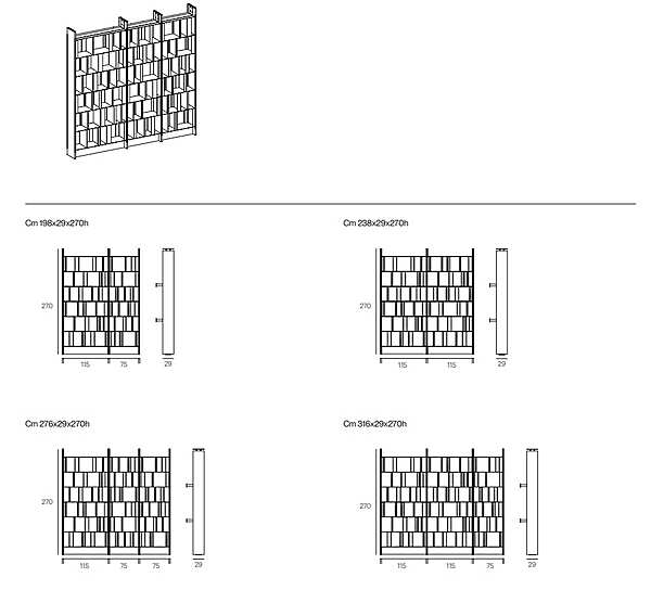 Scaffalatura HENGE LB.050BS310 fabbrica HENGE dall'Italia. Foto №8