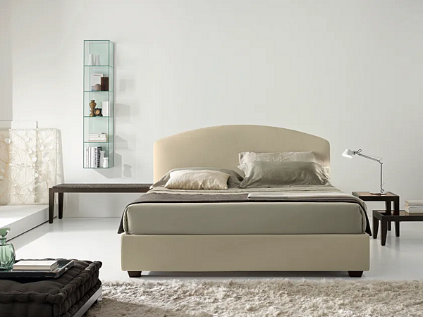 Letto matrimoniale con testiera imbottita Duomo Design Odea fabbrica Duomo Design dall'Italia. Foto №2