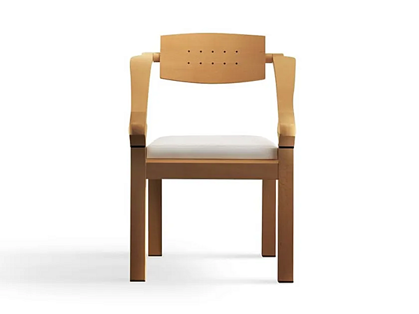 Poltrona in faggio con braccioli e molle GIORGETTI 51360 fabbrica GIORGETTI dall'Italia. Foto №1