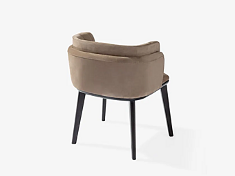 Sedia con braccioli in eco nabuk Annette CARPANESE fabbrica CARPANESE dall'Italia