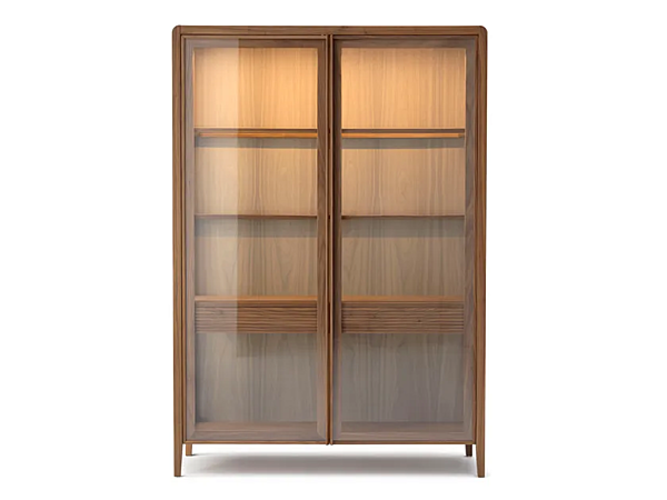 Credenza con 2 ante e ripiani in vetro Leonardo ARTE BROTTO L529 2H L529/2H fabbrica Arte Brotto dall'Italia. Foto №1
