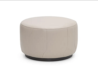 Pouf rotondo in pelle FORMITALIA Pier