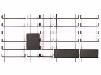 Libreria modulare in legno da parete Brera Gallotti&Radice fabbrica Gallotti & Radice dall'Italia