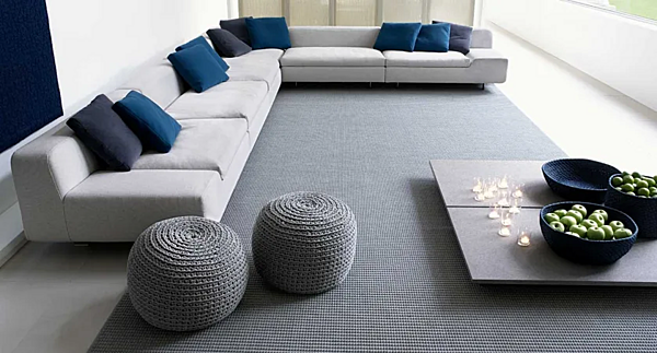 Pouf in tessuto Picot PAOLA LENTI B48A, J04A, B48B fabbrica PAOLA LENTI dall'Italia. Foto №2