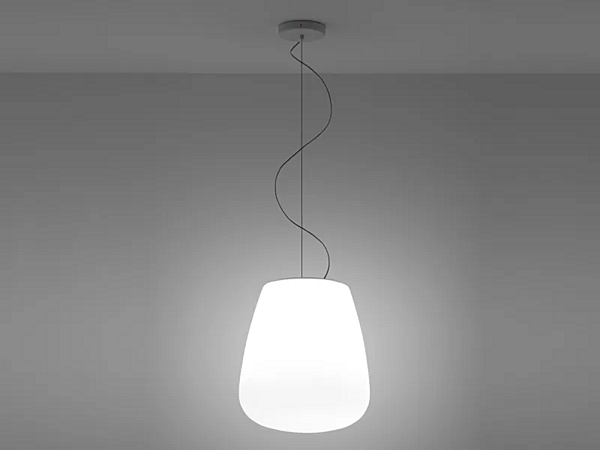 Lampada a sospensione in vetro Lumi Baka Fabbian fabbrica Fabbian dall'Italia. Foto №3