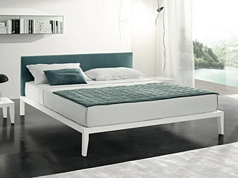 Letto matrimoniale con testiera imbottita Lera Air Duomo Design
