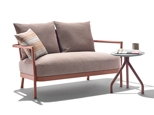 Диван для сада на два места из алюминия и ткани CAMARGUE FLEXFORM 2A6A3 fabbrica FLEXFORM dall'Italia. Foto №4