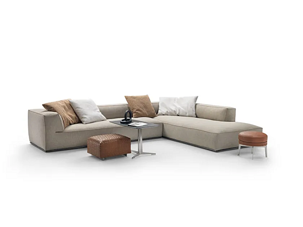 Divano angolare in tessuto con porta-riviste integrato FLEXFORM PERRY fabbrica FLEXFORM dall'Italia. Foto №13