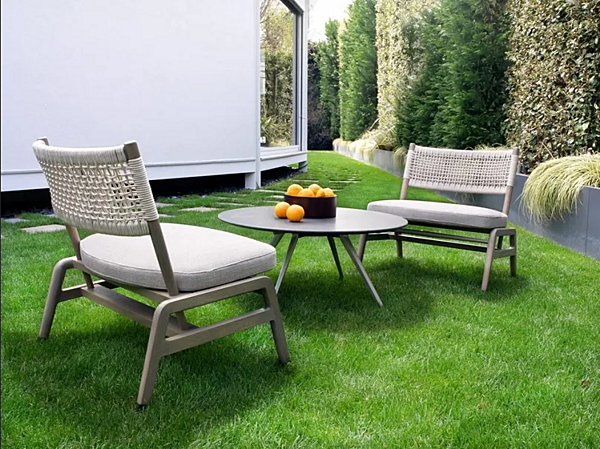 Tavolino da caffè rotondo in pietra FLEXFORM collezione Zefiro fabbrica FLEXFORM dall'Italia. Foto №3