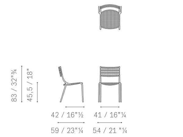 Poltrona da giardino con braccioli in corda Solaria Poltrona Frau fabbrica POLTRONA FRAU dall'Italia. Foto №5