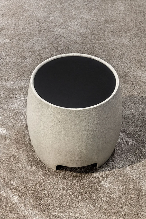 Tavolino da caffè rotondo in cemento e vetro Boston MisuraEmme fabbrica MisuraEmme dall'Italia. Foto №4