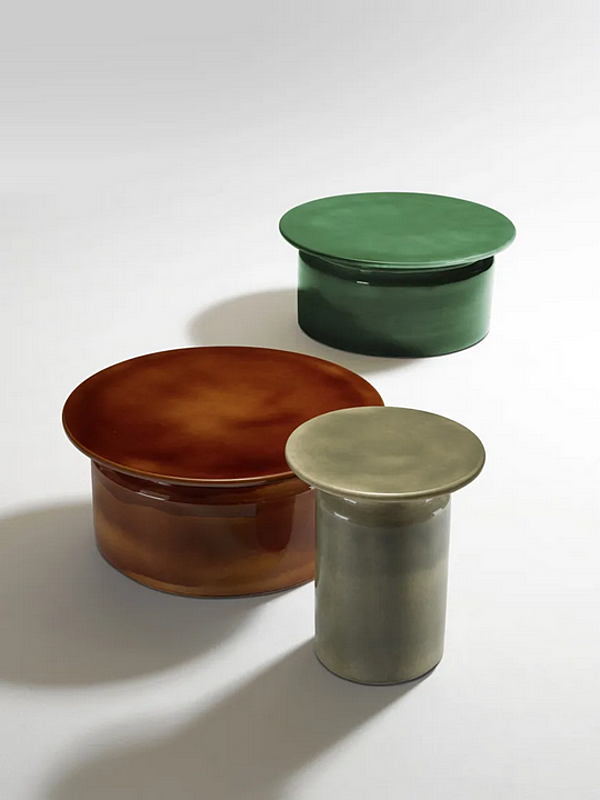 Tavolino da giardino rotondo in ceramica Atmosphera collezione Panarea PA.SR1 fabbrica ATMOSPHERA dall'Italia. Foto №6