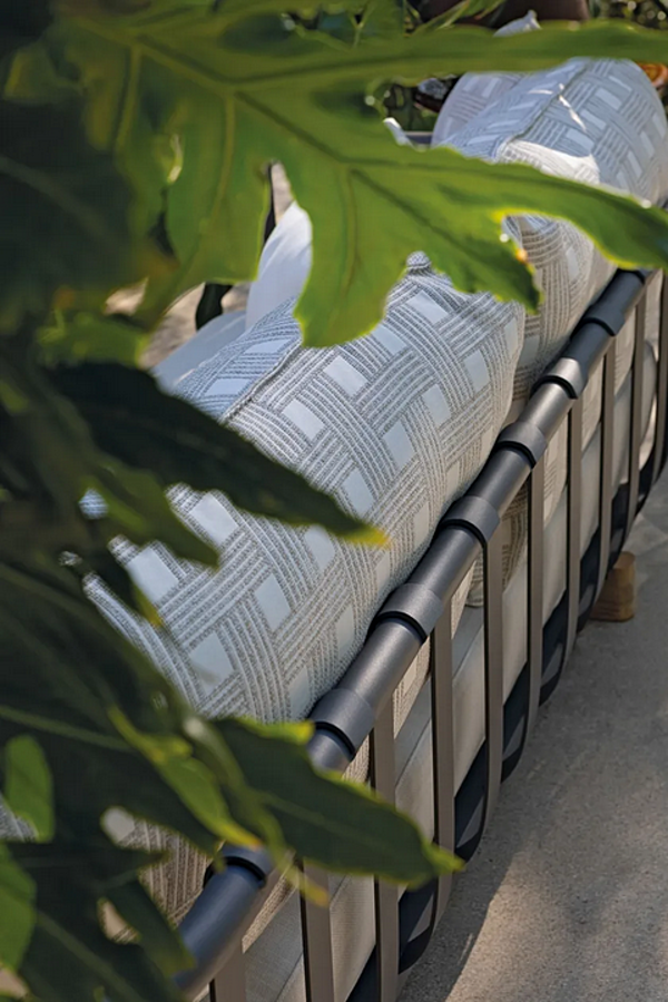 Divano giardino a tre posti in tessuto Portofino Atmosphera fabbrica ATMOSPHERA dall'Italia. Foto №11