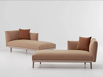 Daybed da giardino in tessuto imbottito Boma KETTAL