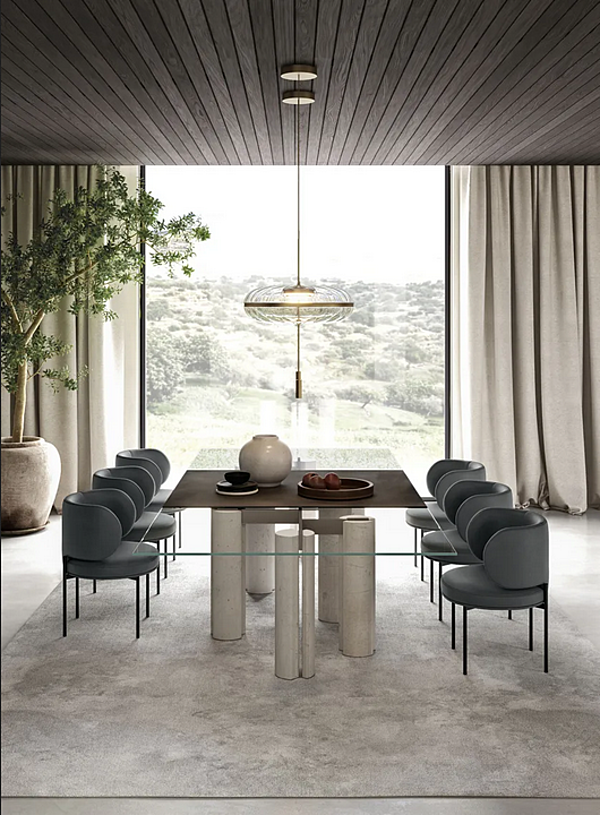 Lampada a sospensione in cristallo fatta a mano LED Jolie Gallotti&Radice fabbrica Gallotti & Radice dall'Italia. Foto №4