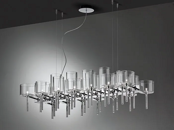 Lampada a sospensione in vetro Spillray AXOLIGHT SP SPIL 26 fabbrica Axolight dall'Italia. Foto №2