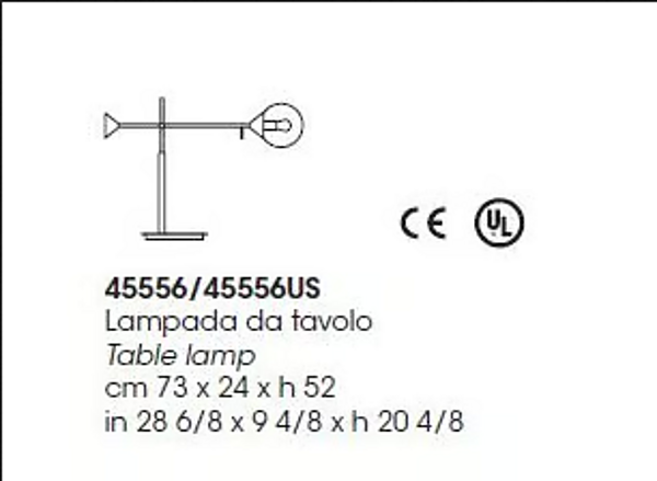 Lampada da tavolo LED in legno Kendama GIORGETTI fabbrica GIORGETTI dall'Italia. Foto №3