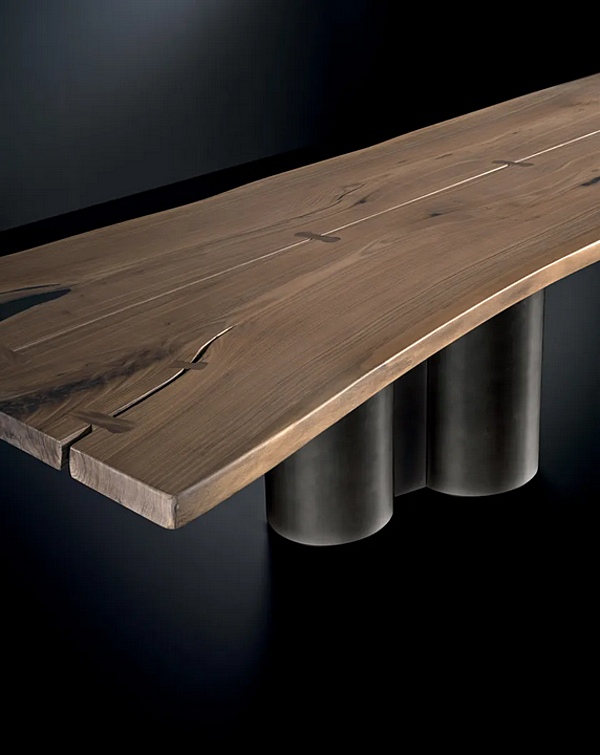Tavolo rettangolare in legno massello Vero Pila ARTE BROTTO L620, PILA fabbrica Arte Brotto dall'Italia. Foto №5