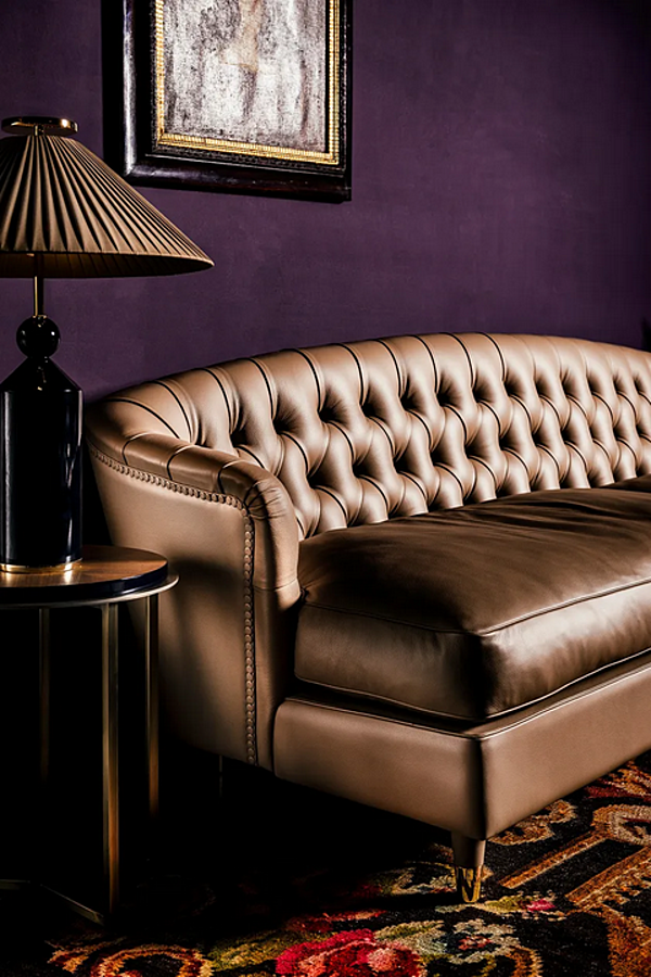 Divano in pelle tufted a tre posti Black Tie Savoi SAV24H80, SAV26H80 fabbrica Black Tie dall'Italia. Foto №3