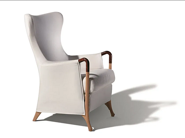 Poltrona in tessuto con braccioli GIORGETTI Wing fabbrica GIORGETTI dall'Italia. Foto №1