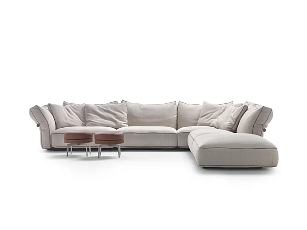 Divano angolare a tre posti in tessuto Camelot FLEXFORM fabbrica FLEXFORM dall'Italia. Foto №2