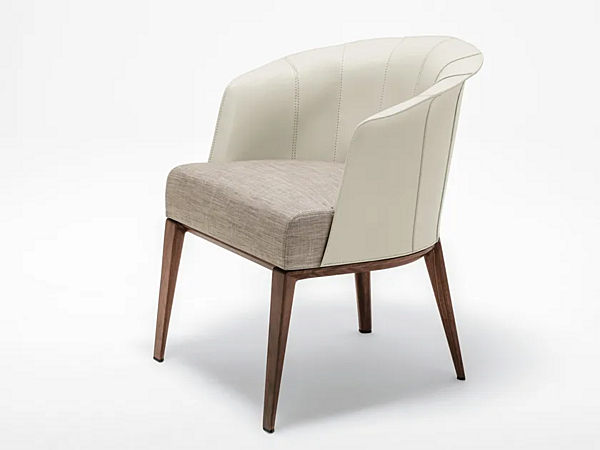 Poltrona in pelle con braccioli Aura GIORGETTI 63970, 63971 fabbrica GIORGETTI dall'Italia. Foto №2