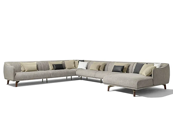 Divano angolare in tessuto con chaise longue GIORGETTI DRIVE fabbrica GIORGETTI dall'Italia. Foto №1