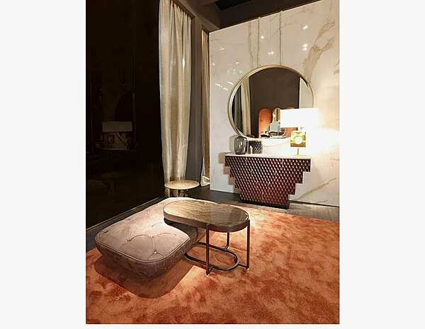 Specchio rotondo da parete con cornice OPERA CONTEMPORARY Gyselle fabbrica OPERA CONTEMPORARY dall'Italia. Foto №2