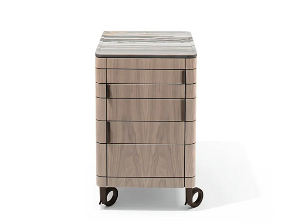 Carrello da cucina in noce con cassetti GIORGETTI ALFRED 80800 fabbrica GIORGETTI dall'Italia. Foto №2