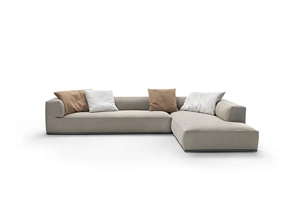 Divano angolare in tessuto con porta-riviste integrato FLEXFORM PERRY fabbrica FLEXFORM dall'Italia. Foto №2