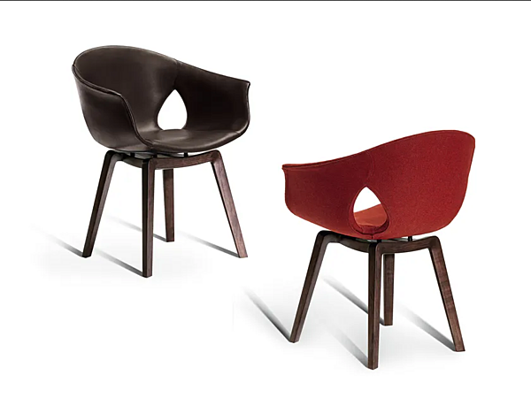 Poltrona in pelle con braccioli Ginger Poltrona Frau fabbrica POLTRONA FRAU dall'Italia. Foto №4