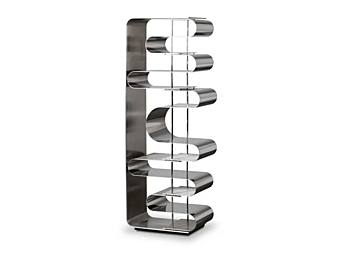 Libreria freestanding a doppio lato in alluminio Dune BAXTER fabbrica BAXTER dall'Italia