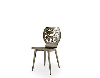 Sedia Infinity con schienale imbottito Bizzotto Italia Collezione Symphony