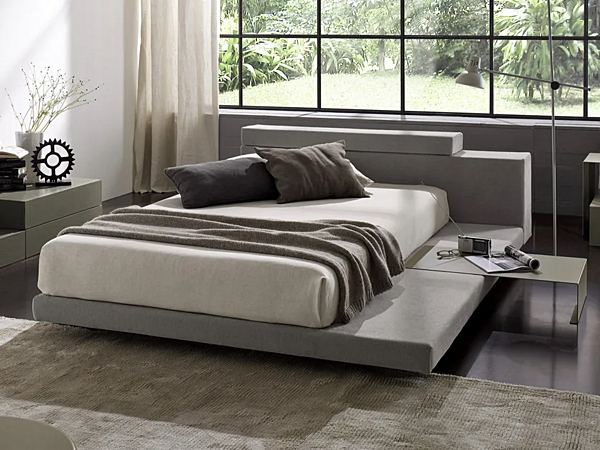Letto imbottito con copertura removibile Atlante Duomo Design fabbrica Duomo Design dall'Italia. Foto №1