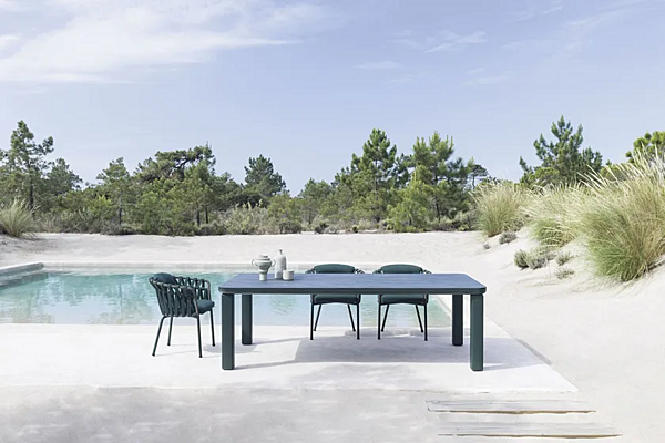 Sedia da giardino in alluminio verniciato a polvere con braccioli Emma Cross VARASCHIN 24810/24811, 24810L/24811L fabbrica VARASCHIN dall'Italia. Foto №21