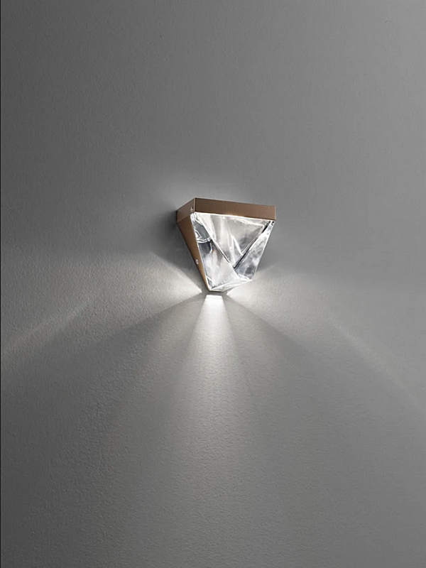 Lampada da parete in cristallo LED Tripla Fabbian fabbrica Fabbian dall'Italia. Foto №3