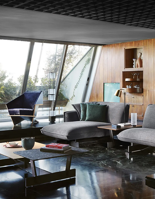Divano angolare in tessuto CASSINA Beam Sofa System 550 fabbrica CASSINA dall'Italia. Foto №10