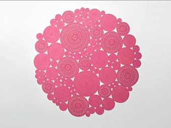 Tappeto fatto a mano in tinta unita PAOLA LENTI Cosmo