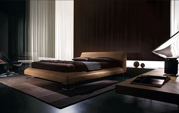 Letto matrimoniale in pelle imbottita I 4 Mariani Add Look fabbrica i 4 Mariani dall'Italia. Foto №5