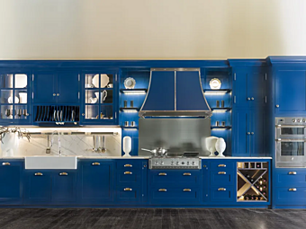 Cucina in legno massello Linear Martini Interiors