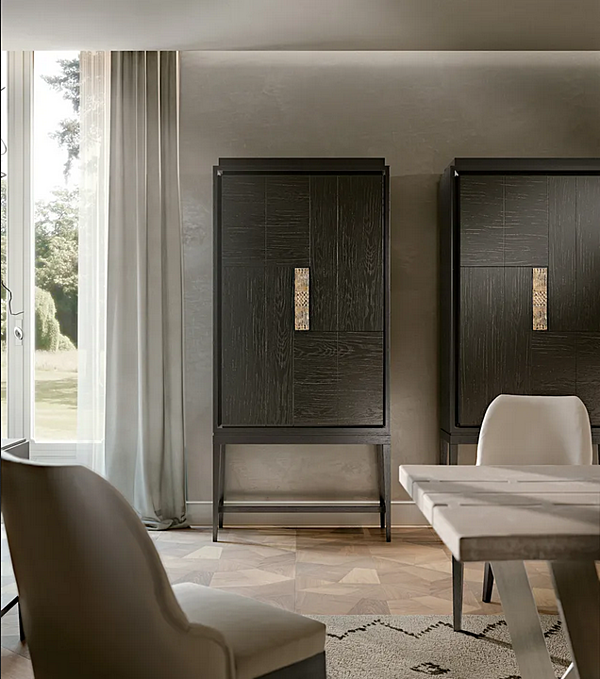 Highboard in legno con porte SEGRETI S1890 di ARTE BROTTO fabbrica Arte Brotto dall'Italia. Foto №2