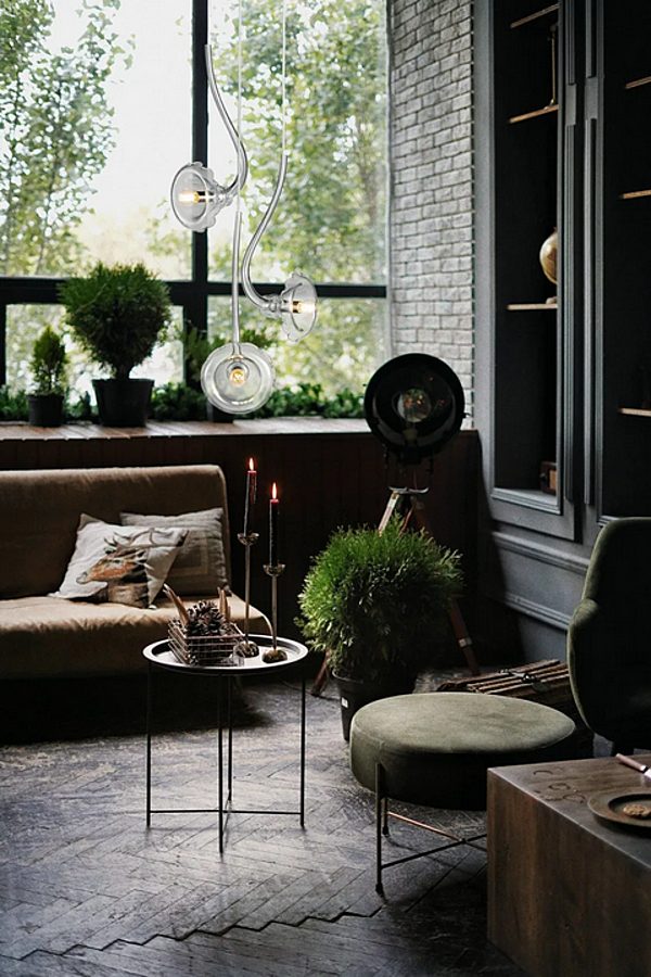 Lampada a sospensione in vetro soffiato Ikebana 3 MULTIFORME SS3370-3 fabbrica MULTIFORME dall'Italia. Foto №4