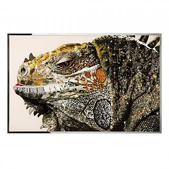 Murale, pittura VISIONNAIRE (Ipe CAVALLI) IGUANA fabbrica VISIONNAIRE (IPE CAVALLI) dall'Italia