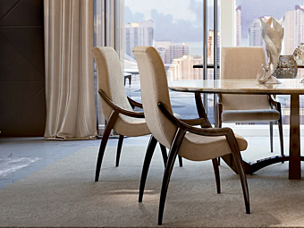 Poltrona in pelle imbottita Bizzotto Italia collezione Symphony Infinity