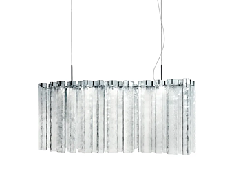 Lampada a sospensione in vetro GIORGETTI Swords GA336G