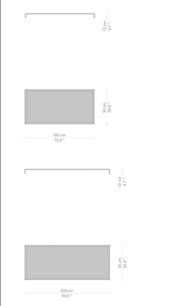Tavolino laterale rettangolare in legno Mex Hi CASSINA fabbrica CASSINA dall'Italia. Foto №9