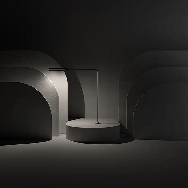 Lampada da tavolo in alluminio LED regolabile Lumina Flo Grommet 960, 962 fabbrica Lumina dall'Italia. Foto №2