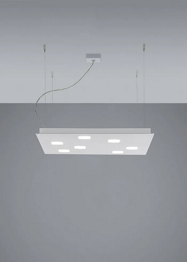 Lampada a sospensione in alluminio LED Fabbian Quarter fabbrica Fabbian dall'Italia. Foto №2