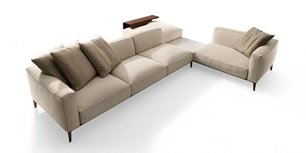 Pouf quadrato in tessuto GIORGETTI Aton fabbrica GIORGETTI dall'Italia. Foto №2