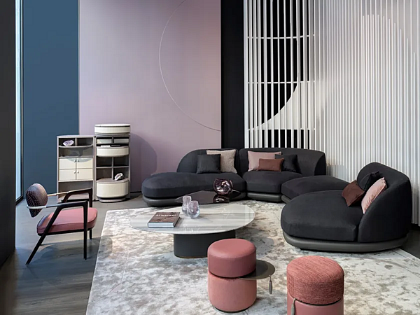Divano angolare in tessuto Vesper GIORGETTI fabbrica GIORGETTI dall'Italia. Foto №4